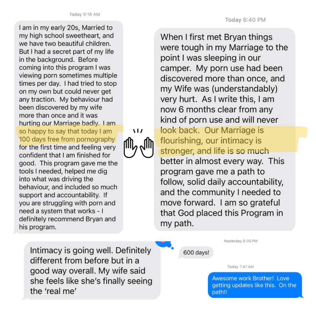 Christian man’s testimony of breaking free from pornography and rebuilding trust.